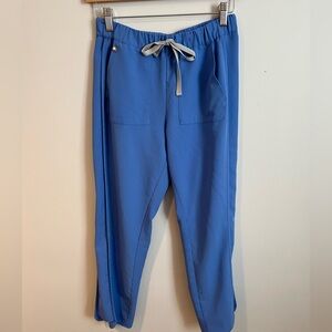 Figs Prestea Ankle Scub Pants Womens xs light blue